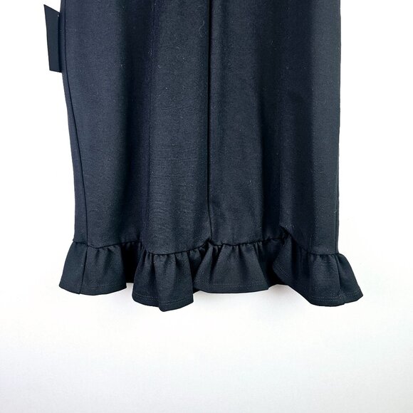 Lulus Spoonful of Sass Black Ruffled Bodycon Mini Dress, USA Made, Sz S, NWT - Picture 6 of 8